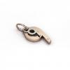 date pendant September 9th made of 925 sterling silver, set with a brilliant diamond of 0,005 ct / 32