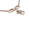 necklace, infinity – August 18th, made of 18k rose gold vermeil on 925 sterling silver /42cm with 8cm extension