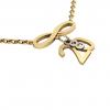 necklace, infinity – August 20th, made of 18k yellow gold vermeil on 925 sterling silver /42cm with 8cm extension