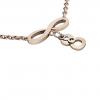 necklace, infinity – August 8th, made of 18k rose gold vermeil on 925 sterling silver /42cm with 8cm extension