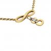 necklace, infinity – August 8th, made of 18k yellow gold vermeil on 925 sterling silver /42cm with 8cm extension