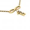 necklace, infinity – February 11th, made of 18k yellow gold vermeil on 925 sterling silver /42cm with 8cm extension