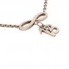 necklace, infinity – February 18th, made of 18k rose gold vermeil on 925 sterling silver /42cm with 8cm extension
