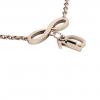 necklace, infinity – January 10th, made of 18k rose gold vermeil on 925 sterling silver /42cm with 8cm extension