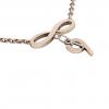 necklace, infinity – January 9th, made of 18k rose gold vermeil on 925 sterling silver /42cm with 8cm extension