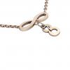 necklace, infinity – July 8th, made of 18k rose gold vermeil on 925 sterling silver /42cm with 8cm extension