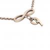 necklace, infinity – July 9th, made of 18k rose gold vermeil on 925 sterling silver /42cm with 8cm extension