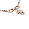 necklace, infinity – June 19th, made of 18k rose gold vermeil on 925 sterling silver /42cm with 8cm extension