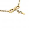 necklace, infinity – June 1st, made of 18k yellow gold vermeil on 925 sterling silver /42cm with 8cm extension