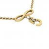necklace, infinity – June 5th, made of 18k yellow gold vermeil on 925 sterling silver /42cm with 8cm extension