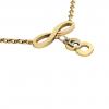 necklace, infinity – May 8th, made of 18k yellow gold vermeil on 925 sterling silver /42cm with 8cm extension