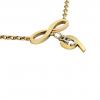 necklace, infinity – May 9th, made of 18k yellow gold vermeil on 925 sterling silver /42cm with 8cm extension