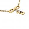 necklace, infinity – November 11th, made of 18k yellow gold vermeil on 925 sterling silver /42cm with 8cm extension