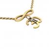 necklace, infinity – November 30th, made of 18k yellow gold vermeil on 925 sterling silver /42cm with 8cm extension