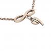 necklace, infinity – November 9th, made of 18k rose gold vermeil on 925 sterling silver /42cm with 8cm extension
