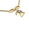 necklace, infinity – October 21st, made of 18k yellow gold vermeil on 925 sterling silver /42cm with 8cm extension