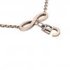 necklace, infinity – October 5th, made of 18k rose gold vermeil on 925 sterling silver /42cm with 8cm extension