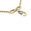 necklace, infinity – October 5th, made of 18k yellow gold vermeil on 925 sterling silver /42cm with 8cm extension