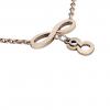 necklace, infinity – September 8th, made of 18k rose gold vermeil on 925 sterling silver /42cm with 8cm extension