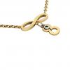 necklace, infinity – September 8th, made of 18k yellow gold vermeil on 925 sterling silver /42cm with 8cm extension