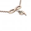 necklace, infinity – September 9th, made of 18k rose gold vermeil on 925 sterling silver /42cm with 8cm extension