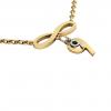 necklace, infinity – September 9th, made of 18k yellow gold vermeil on 925 sterling silver /42cm with 8cm extension